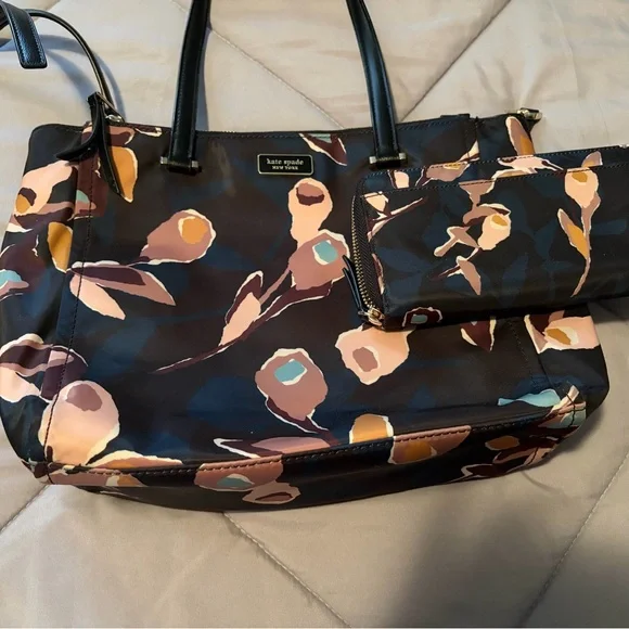Kate Spade Multicolor Floral Tote Bag - Picture 1 of 4